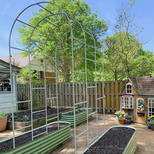 Heavy Duty Metal Garden Arch Trellis for Climbing Plants  Steelmates
