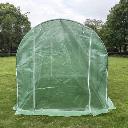 3m x 2m x 2m Tunnel (Side Open) Greenhouses Strong Galvanised Frame