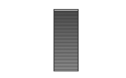 Louvred Pergola Louvre Roof Shutter Wall Dark Grey - 1.235m