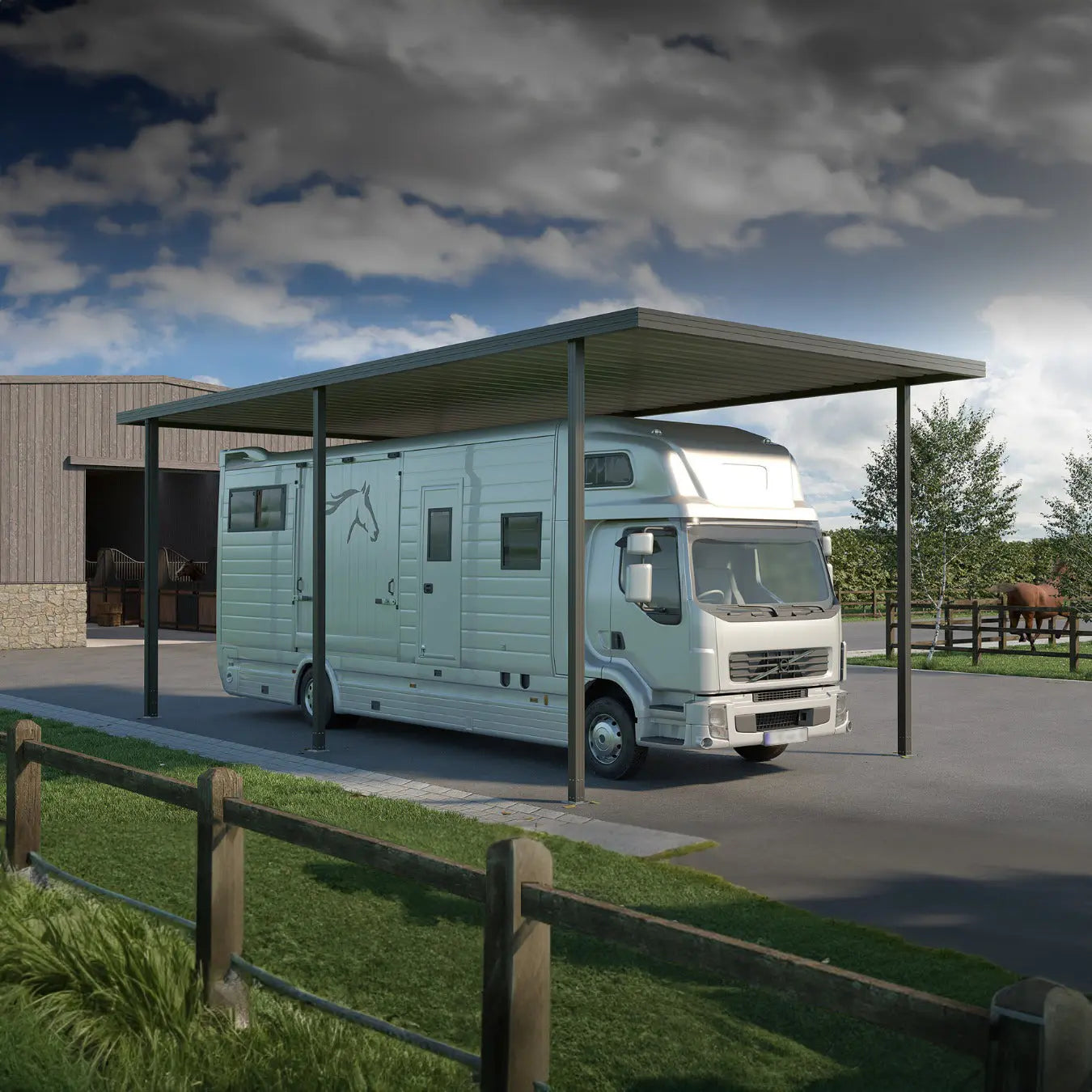 Single Carport 7250(D) x 3600(W)mm Ulti-mates