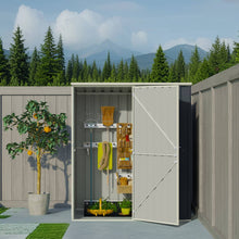 1.72m x 1.3m Garden Sheds Grey