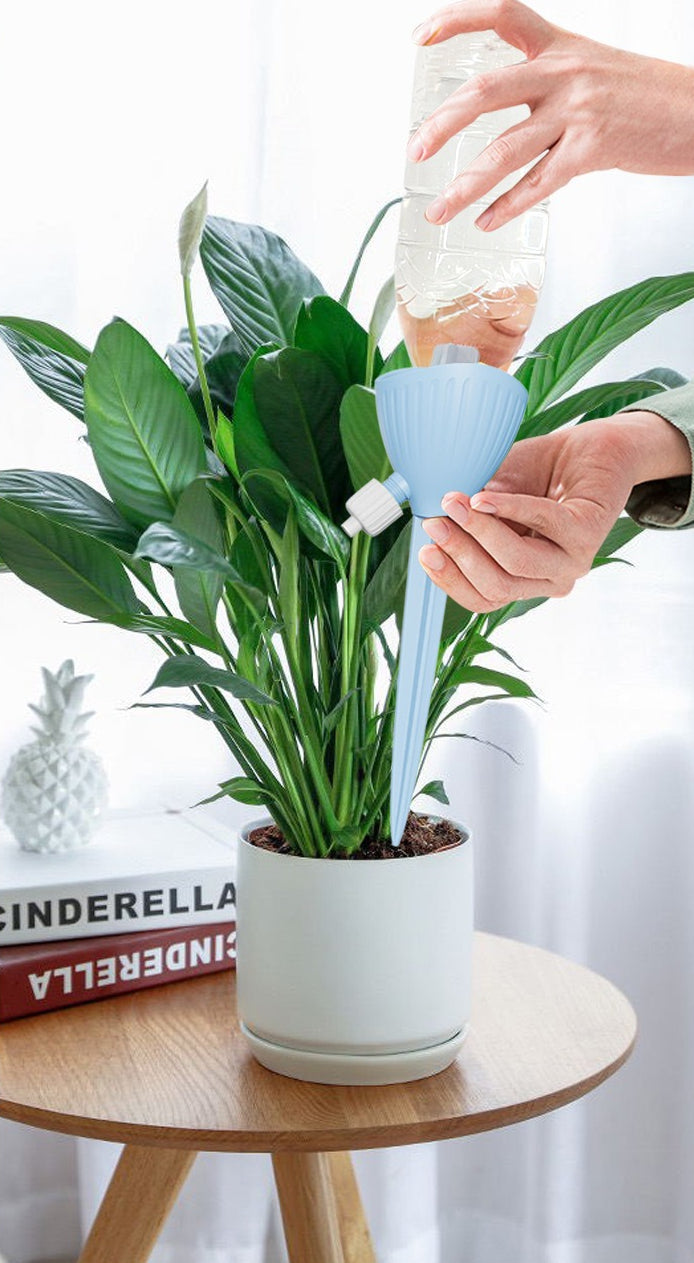 Automatic Plant Watering Drip Device – Adjustable Bottle Irrigator (5 Pack)  Steelmates