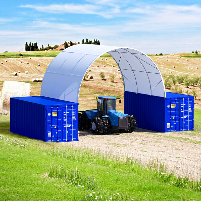 20FT Steel Structure Container Dome Shelter - 6m Length