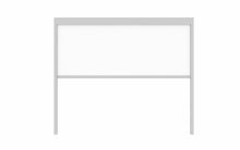 Manual Curtain Blind 370 L x 236 H cm White