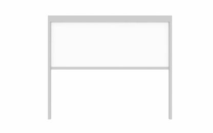 Manual Curtain Blind 370 L x 236 H cm White