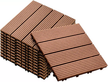 DIY Decking Tiles Redwood 300*300*20 - Pack of 10