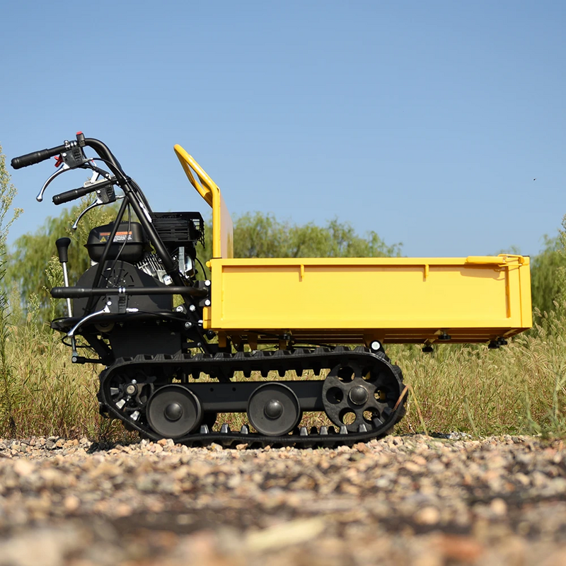 300KG Load Capacity power wheel barrow Mini Track Dumper