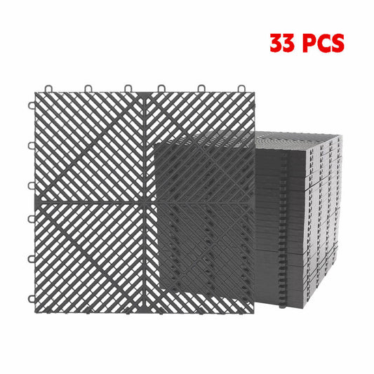 New Model Interlocking Garage Floor Tiles 40x40x1.8 cm Deck Tile Grey  steelmates