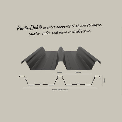 single carport 6050(D) x 3600(W)mm