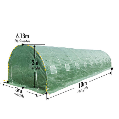 Cover for 10m x 3m x 2m Strong Tunnel Greenhouses