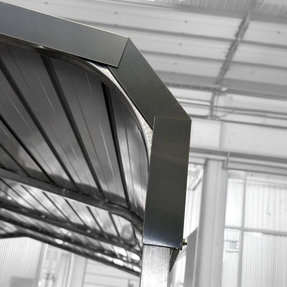 Heavy Duty Carport,12x20FT Galvanized steel Carports Canopy