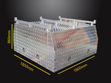 Aluminium Flat Deck Ute/Trailer Tool Box Canopy