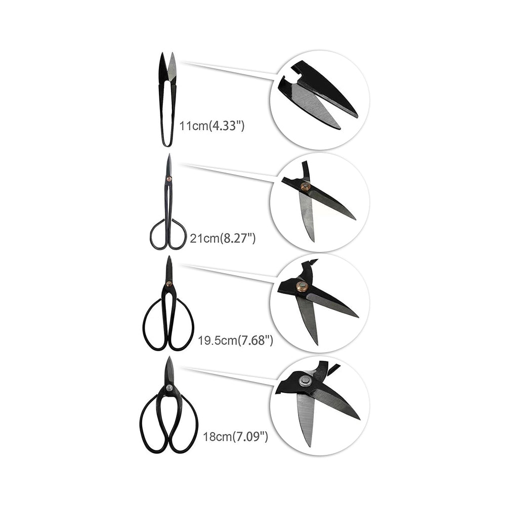 Professional Bonsai Tool Set with Scissors  Steelmates