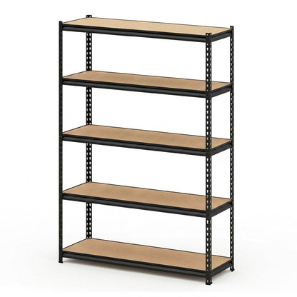 Boltless Shelving H1800x1200x450MM 5 Level MDF Shelves  Steelmates