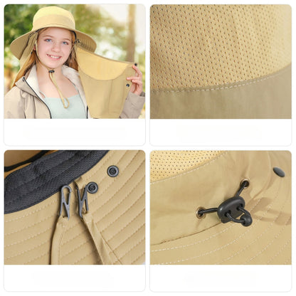 Full Face UV Protection Sun Hat with Breathable Mask  Steelmates