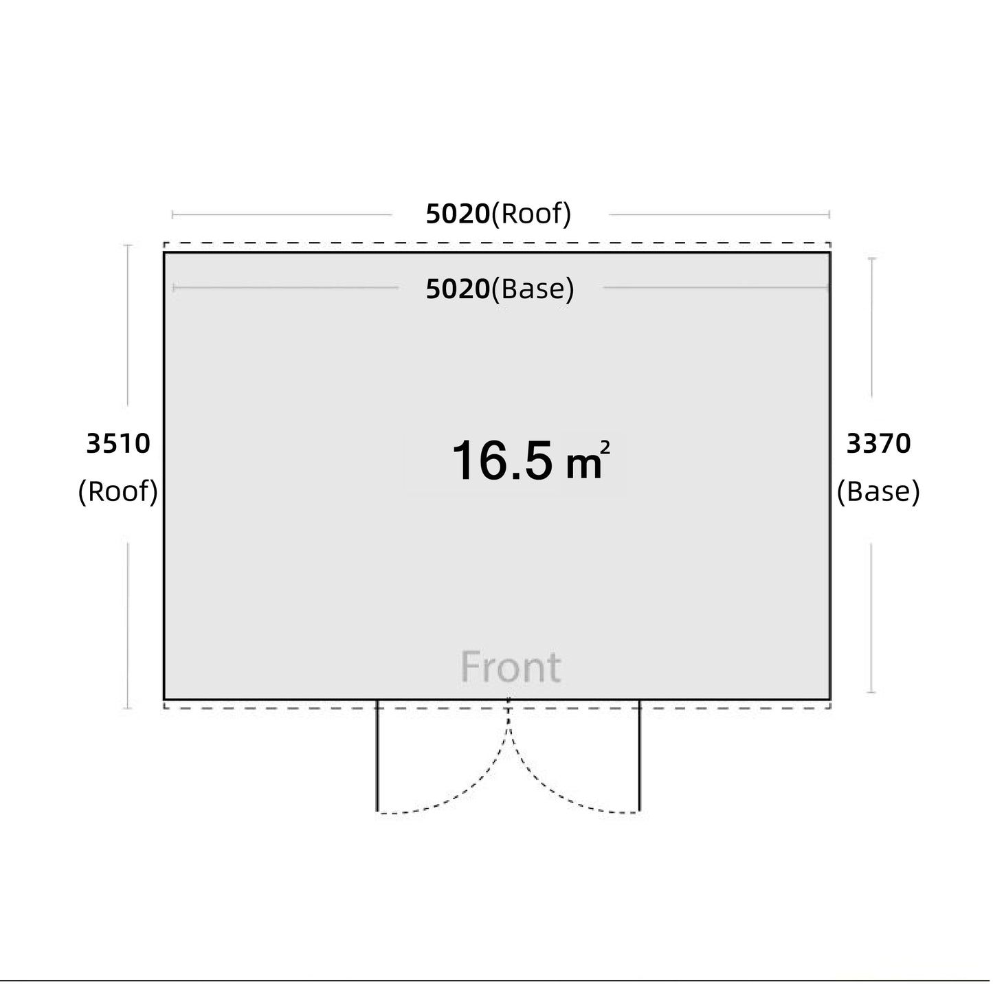 5.02m x 3.37m Garden Shed The Mothership