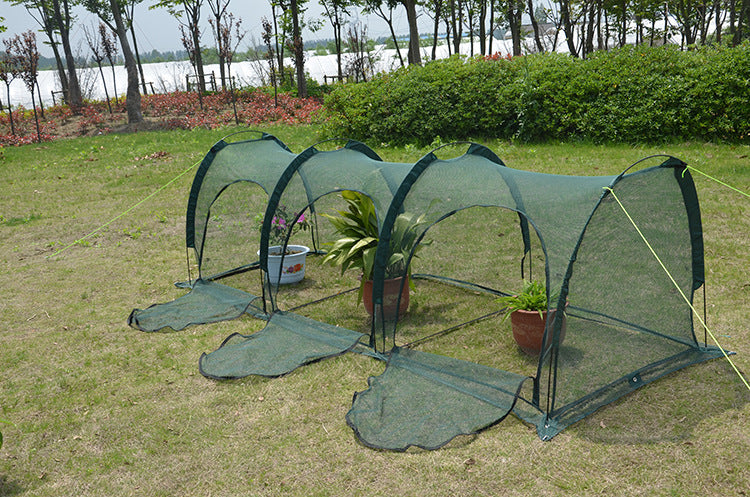 Portable Tunnel Bird Net Garden Plant Cover  Steelmates