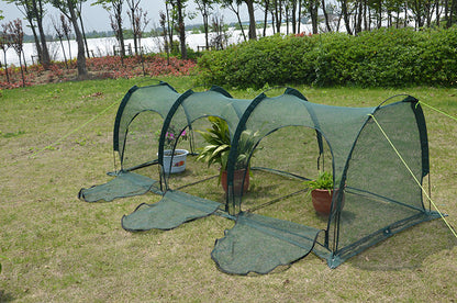 Portable Tunnel Bird Net Garden Plant Cover  Steelmates