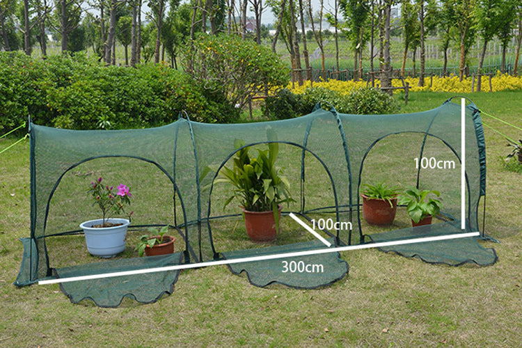 Portable Tunnel Bird Net Garden Plant Cover  Steelmates