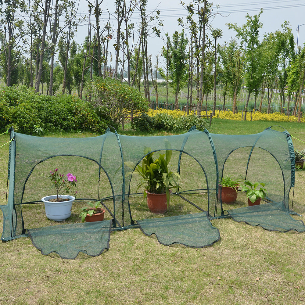 Portable Tunnel Bird Net Garden Plant Cover  Steelmates