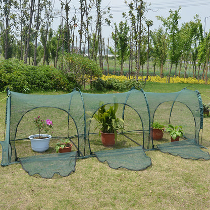 Portable Tunnel Bird Net Garden Plant Cover  Steelmates