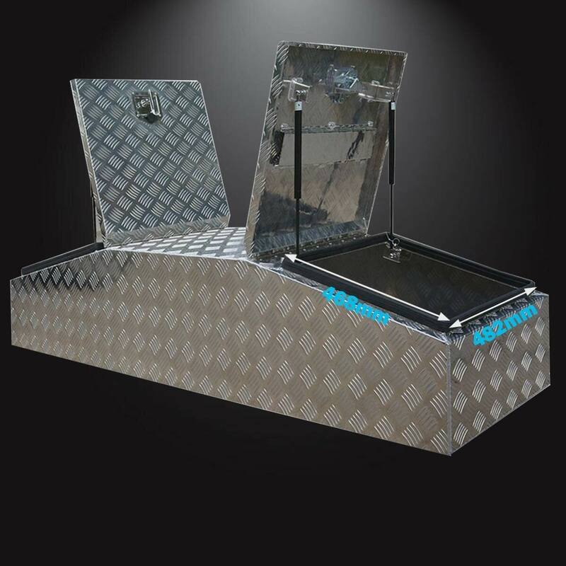 Ultra Tools Aluminium Gullwing Tool Box + 1.5mm Under Tray Side Tool Box