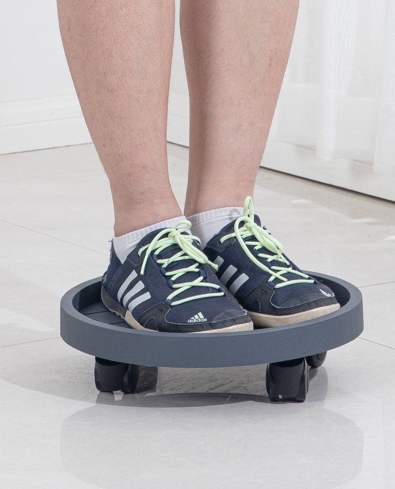 Movable Plant Pot Tray with Wheels & Water Catcher Base  Steelmates