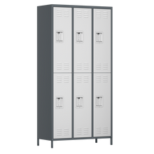 6-Door Storage Locker Combination Steel Cabinet