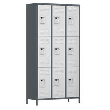 9-Door Storage Locker Combination Steel Cabinet