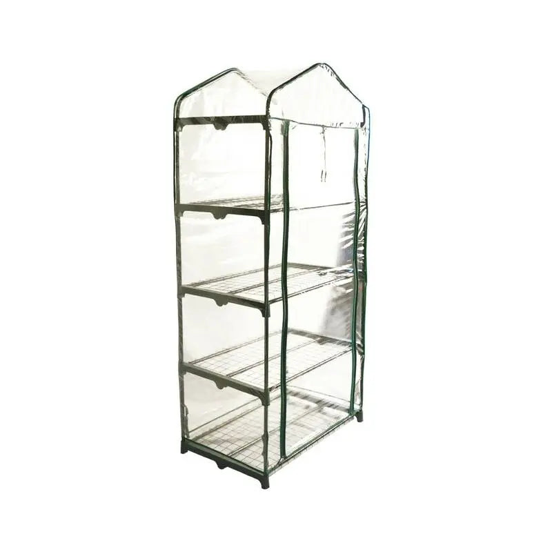 Mini Greenhouse PVC Cover 4 Tiers Garden Storage steelmates