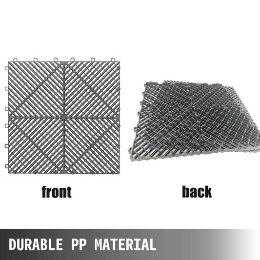 New Model Interlocking Garage Floor Tiles 40x40x1.8 cm Deck Tile Grey  steelmates