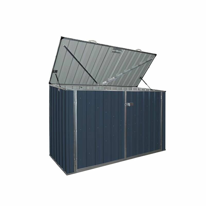 Bike Shed / Wheelie Bin Storage /  Garden Storage Box (with Gas Struts)