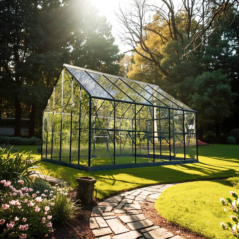 Glasshouse 4mm toughened glass 3000 x 3040 x 2600mm