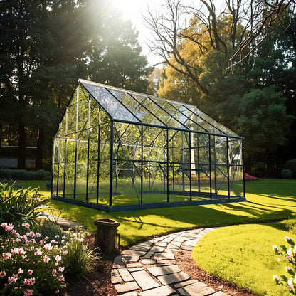 Glasshouse 4mm toughened glass 3000 x 3040 x 2600mm