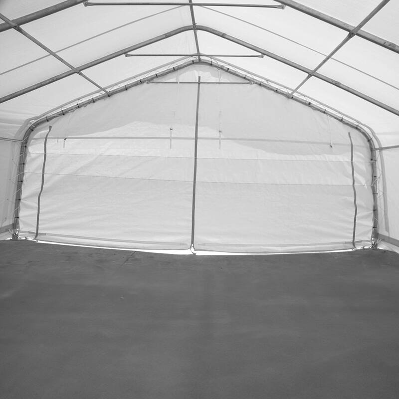 Double Canopy Carport Heavy Duty Tent Garage 6M x6M