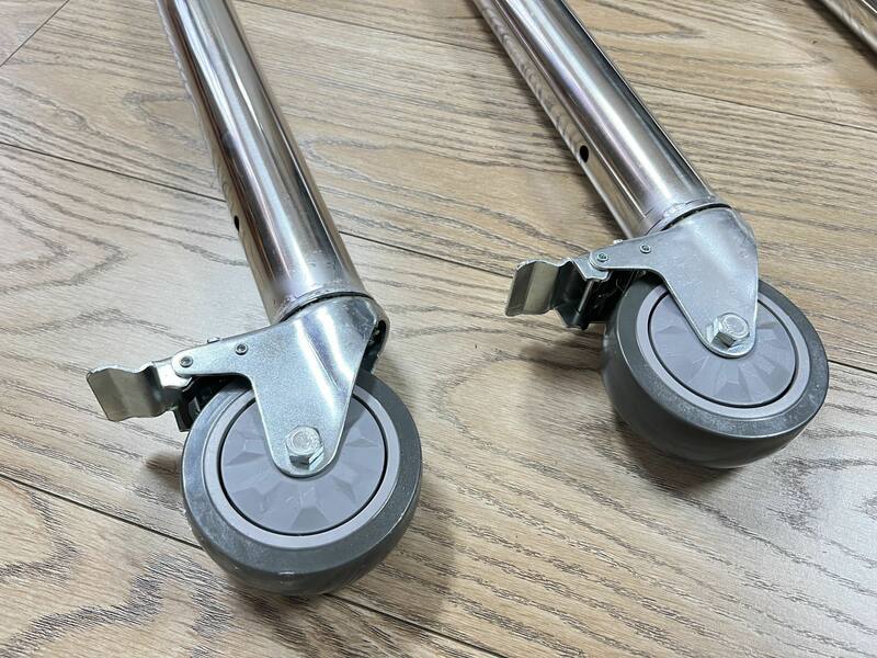 Pack of 4 - Stainless Steel Post Wheels  steelmates