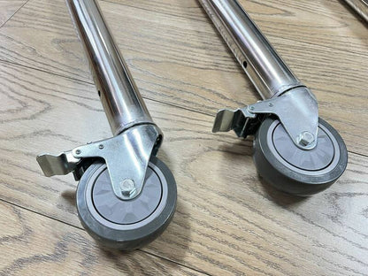 Pack of 4 - Stainless Steel Post Wheels  steelmates