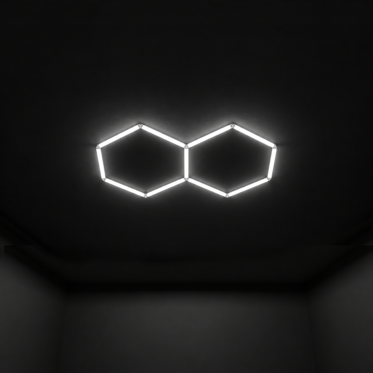 Wall Mount and Office Hexagon LED Light 960x 1680 mm - 2 Grid System  Steelmates