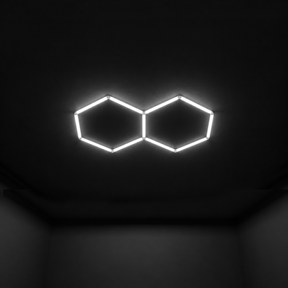 Wall Mount and Office Hexagon LED Light 960x 1680 mm - 2 Grid System  Steelmates