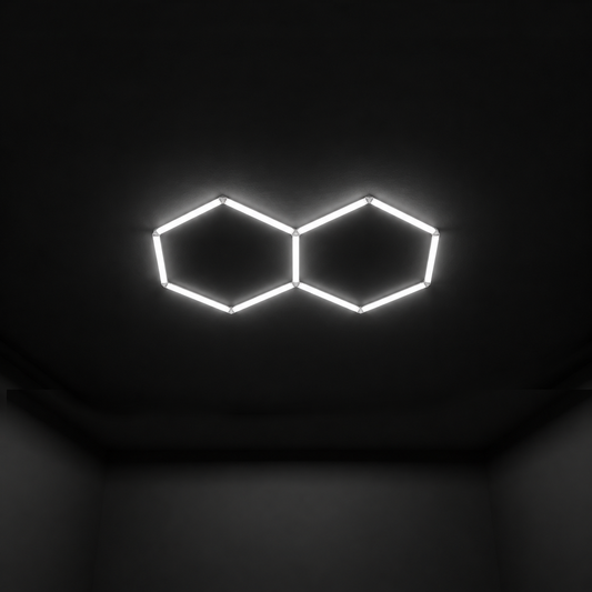 Wall Mount and Office Hexagon LED Light 960x 1680 mm - 2 Grid System  Steelmates