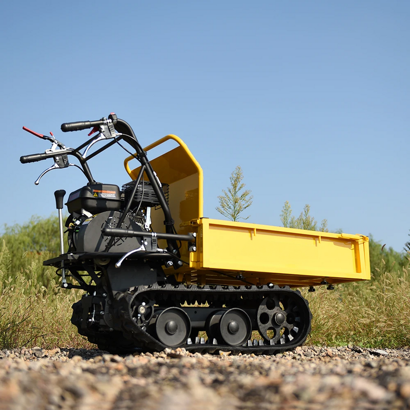 300KG Load Capacity power wheel barrow Mini Track Dumper