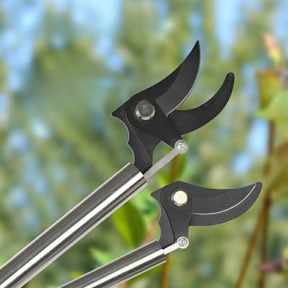 Long Handle High-Branch Pruning Shears – SK5 Steel Blade, Heavy-Duty & Durable  Steelmates