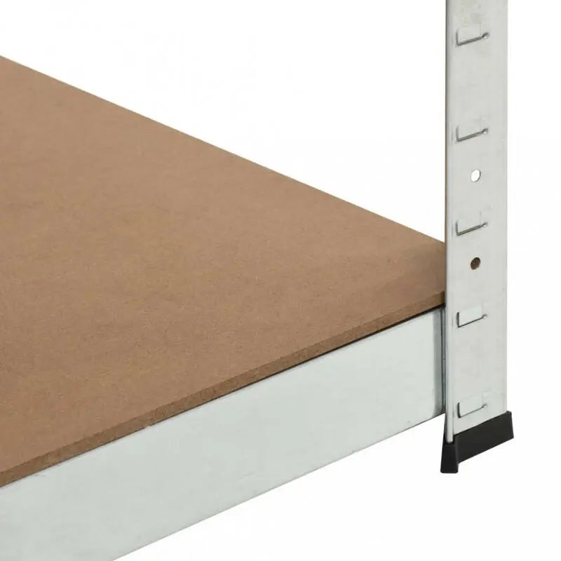 5 tier DIY Shelving H1800 x 900 x 400 With Corner Unit & 3 Storage Shelves steelmates
