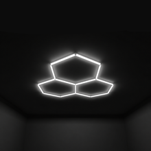 Wall Mount and Office Hexagon LED Light 1680x 1662 mm - 3 Grid System  Steelmates