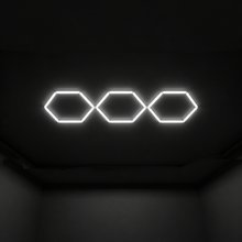 Wall Mount and Office Hexagon LED Light 960 x 2520 mm - 3 Grid System  Steelmates