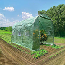 3m x 2m x 2m Tunnel Greenhouses Strong Galvanised Frame
