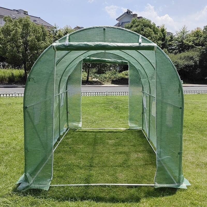 3m x 2m x 2m Tunnel Greenhouses Strong Galvanised Frame