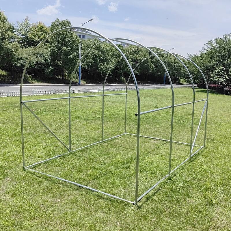 3m x 2m x 2m Tunnel Greenhouses Strong Galvanised Frame