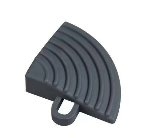 Interlocking Garage Floor Tile System Grey - Corner