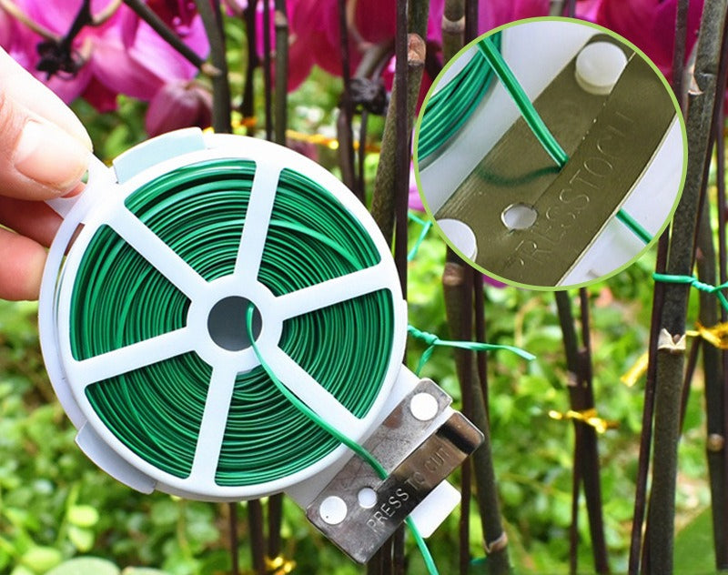 Garden Cable Tie with Cutter – Flexible Plant Binding Wire  Steelmates